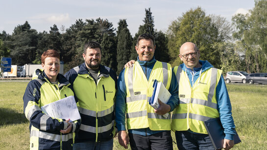 Verschillende medewerkers van Fluvius