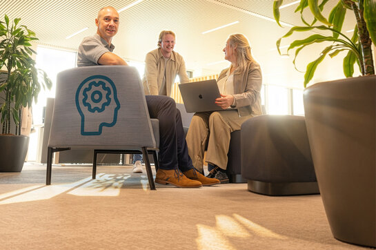 Collega's van Fluvius in overleg