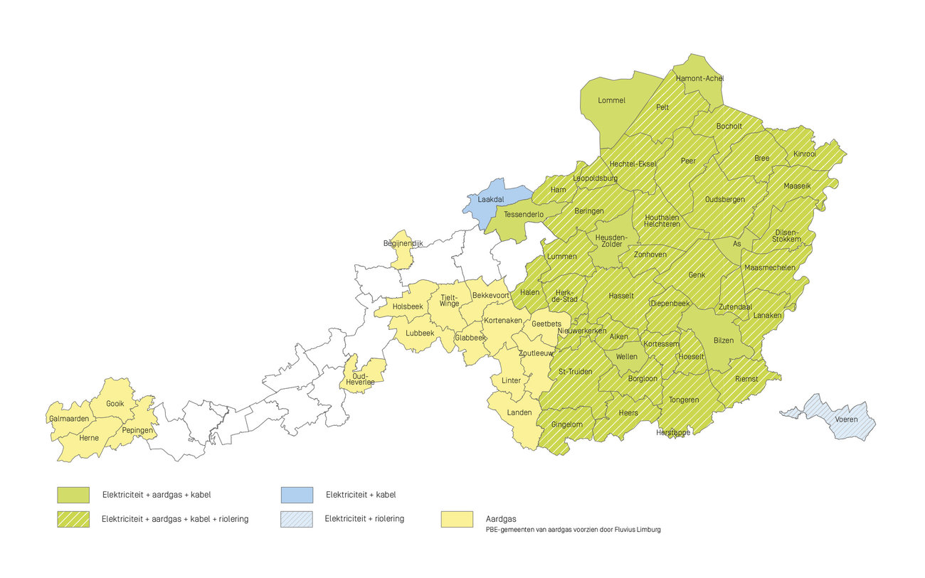 Werkingsgebied Fluvius Limburg Werkingsgebied Fluvius Limburg